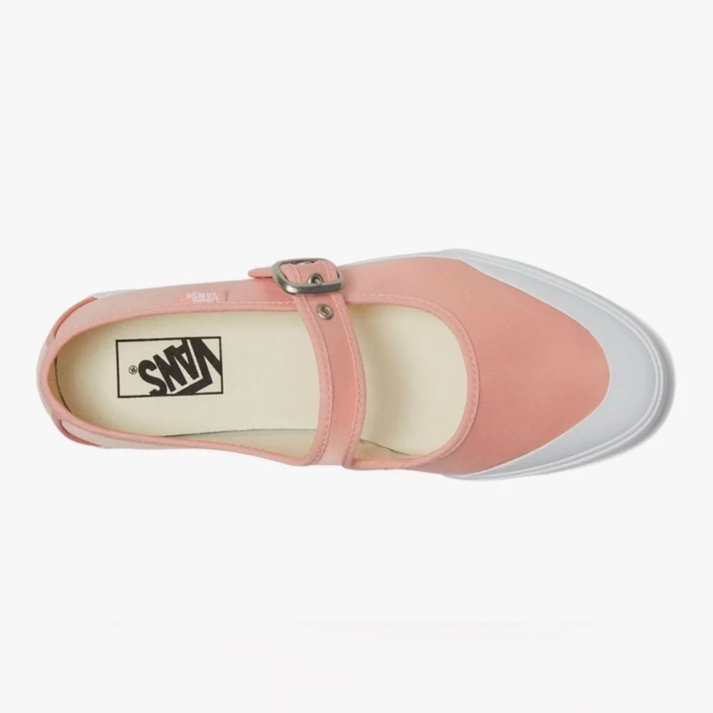 Vans Mary Jane Sneakers in Ballet Pink Satin w/Buckle, NWOB, Women’s Multiple - Picture 3 of 15